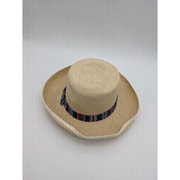 Vintage Betmar Womens Classic Roll-Up Paper Sun Hat One Size - Picture 6 of 10